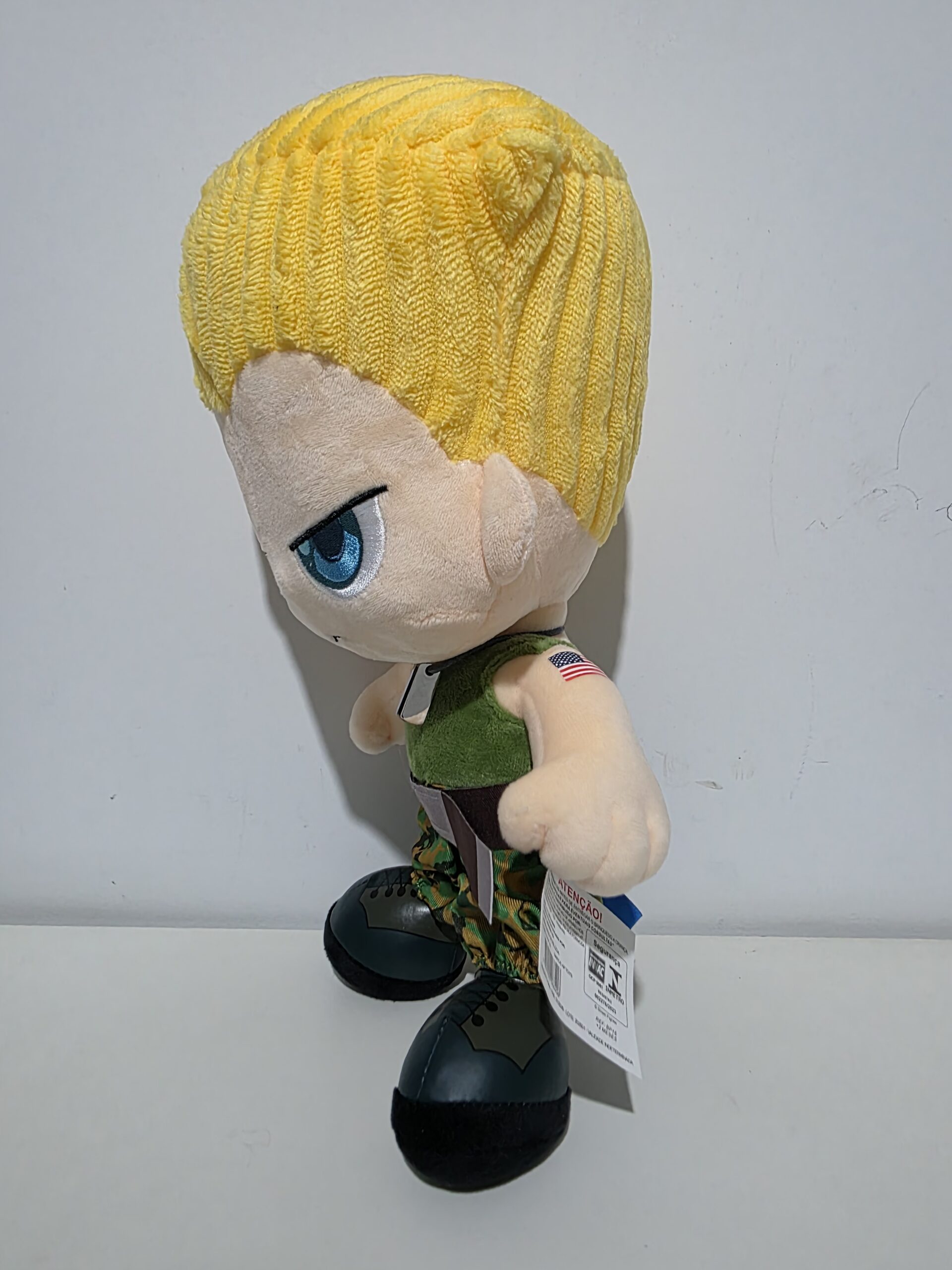 Pelúcia Antialérgica 30 cm Guile Street Fighter Oficial CAPCOM - Imagem 8