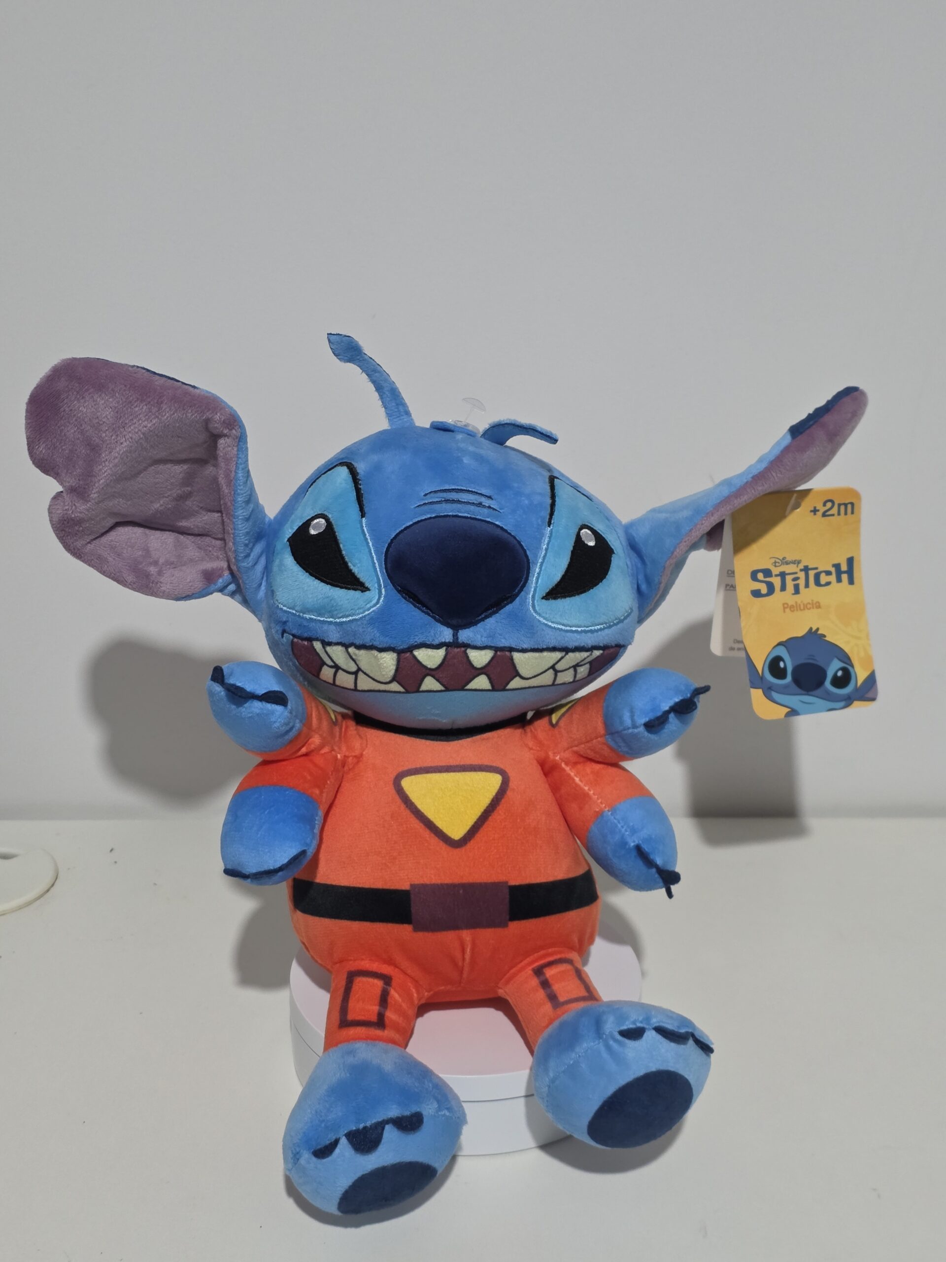 Pelúcia Antialérgica 33cm Stich espacial experimento 626 oficial Disney | Lilo & Stich