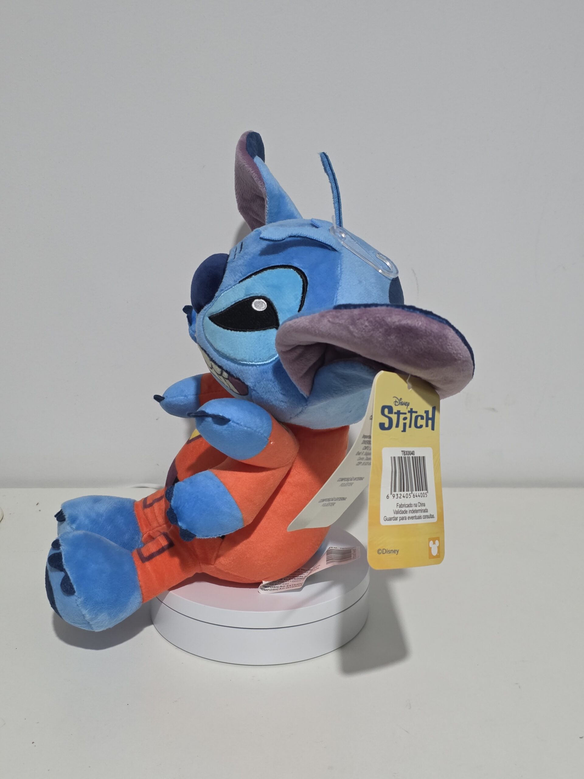 Pelúcia Antialérgica 33cm Stich espacial experimento 626 oficial Disney | Lilo & Stich - Imagem 6