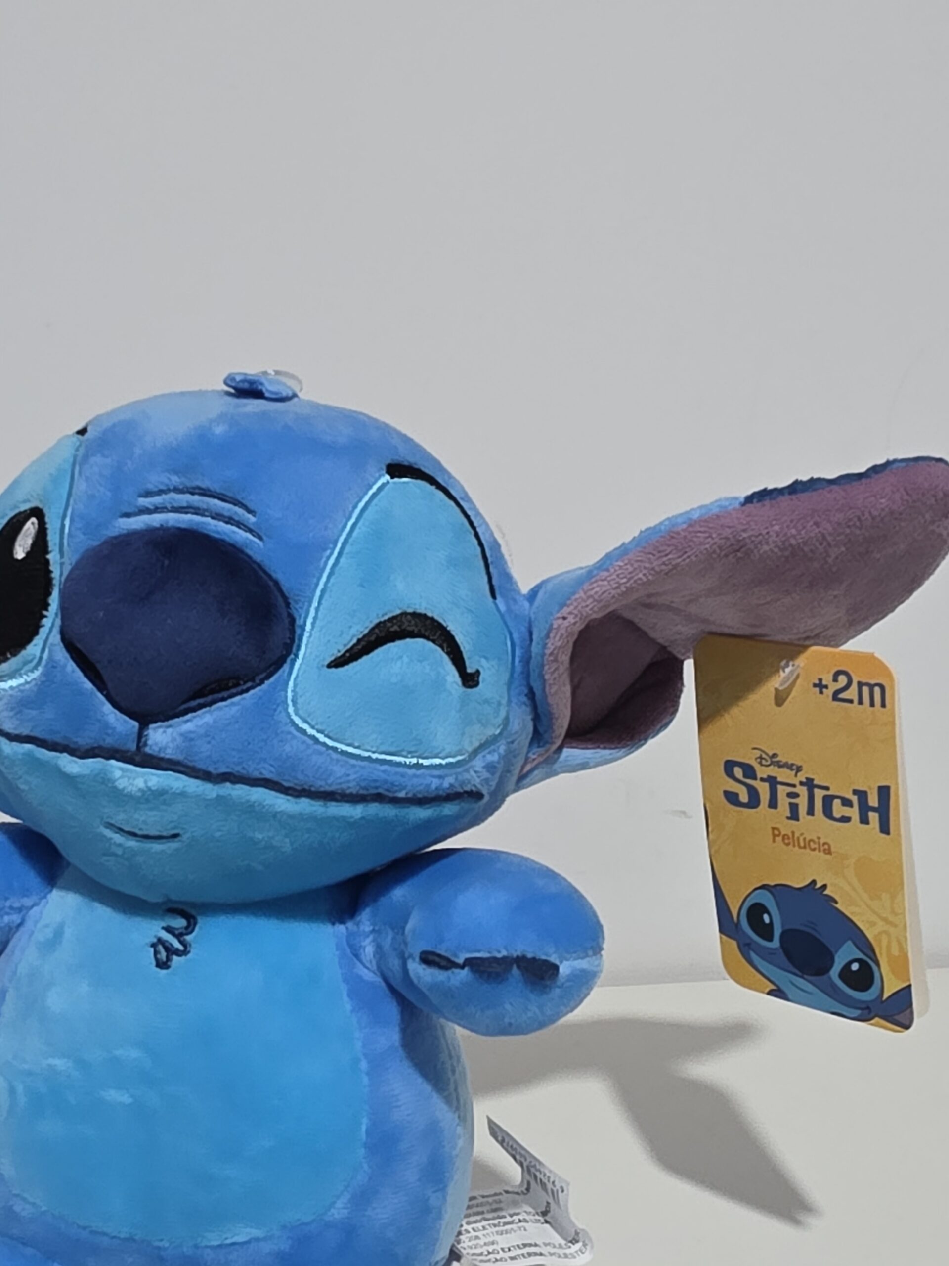 Pelúcia antialérgica 33 cm Stitch Oficial Disney | Lilo & Stich - Imagem 5
