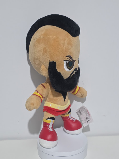 Pelúcia Antialérgia 30 cm Zangief Street Fighter oficial CAPCOM - Imagem 3