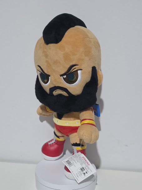 Pelúcia Antialérgia 30 cm Zangief Street Fighter oficial CAPCOM - Imagem 8